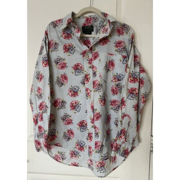 VTG RARE Ralph Lauren Country Women’s Floral Button Down Shirt M - Picture 1 of 4